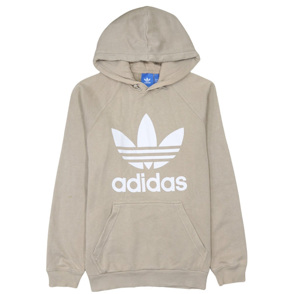 Adidas 90's Spellout Pullover Hoodie Medium Beige Cream