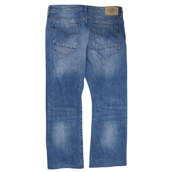 Vintage Lee 90s Lightwash Baggy Straight Leg Pants | Men's Size 36 Blue