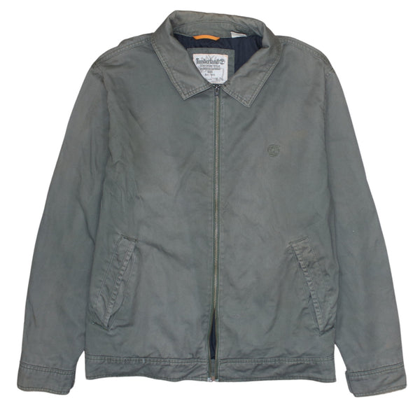 Timberland 90's Lightweight Full Zip Up Windbreaker XLarge Grey