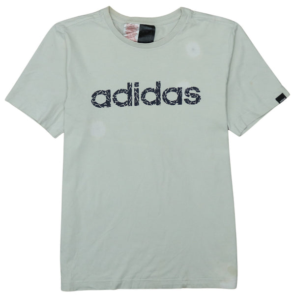 Adidas 90's Retro Spellout Men's Grey T-Shirt XLarge