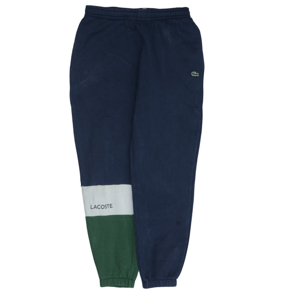 Lacoste 90's Navy Blue Tracksuit Joggers Sweatpants Men's Small