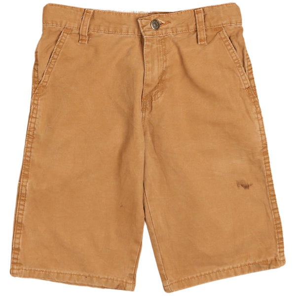 Vintage Wrangler 90s Brown Workwear Mens Cargo Shorts 26 Inch Waist