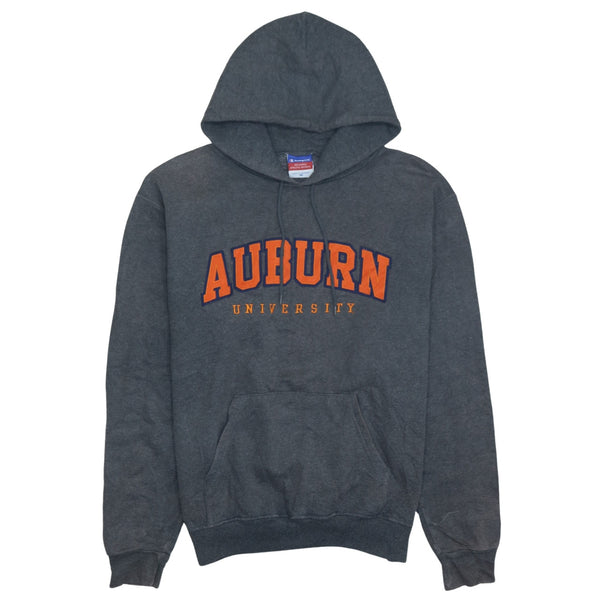 Vintage 90's Champion Auburn University Grey Pullover Hoodie, Medium