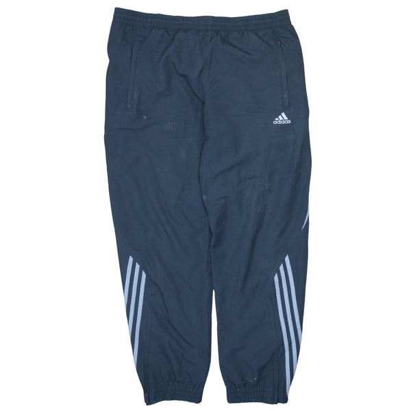 Adidas Men's 90s Navy Blue Tracksuit Joggers Sweatpants Size 38