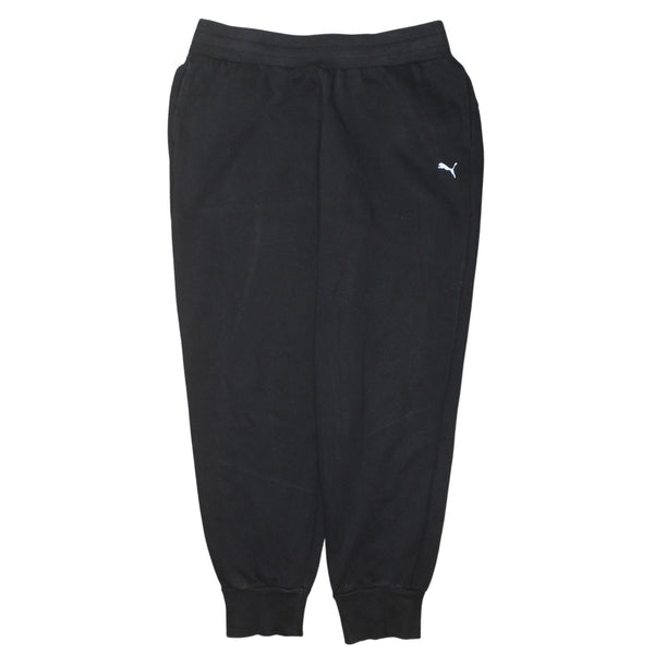 Puma 90's Rib Cuff Casual Joggers / Sweatpants Medium Black