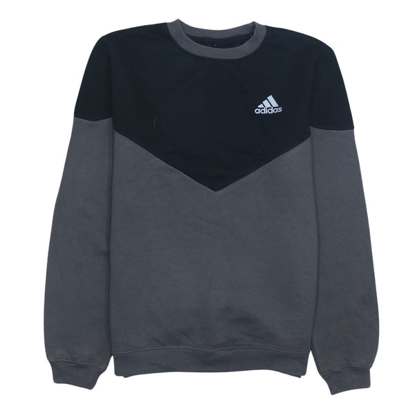 Adidas 90's Vintage Heavyweight Crew Neck Sweatshirt L Black Men