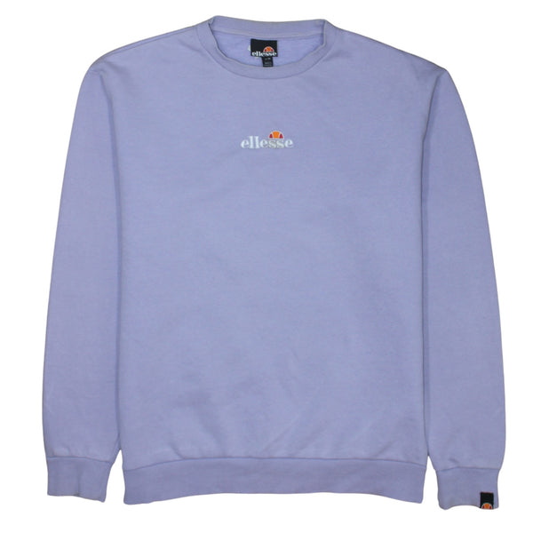 Ellesse 90's Lightweight Crew Neck Sweatshirt Medium Purple