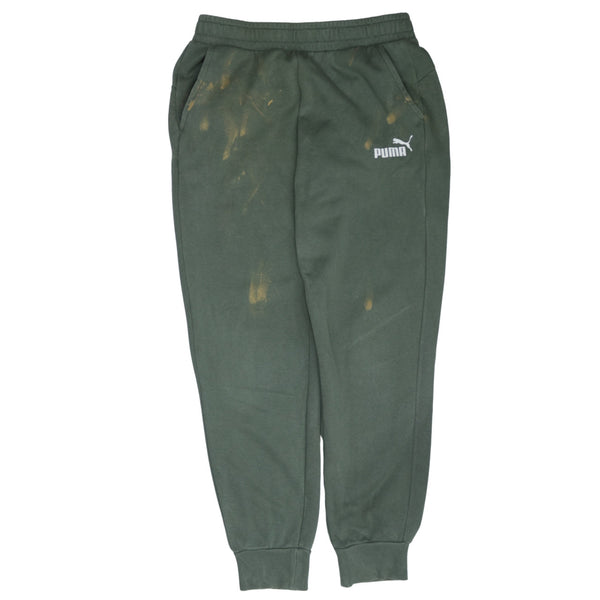 Puma 90's Casual Joggers / Sweatpants Medium Green