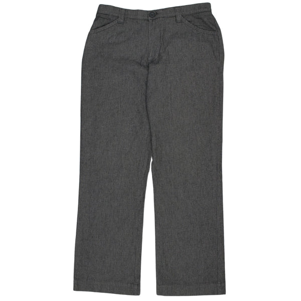 Vintage Lee 1990's Women's Black Casual Trousers Pants Size 33