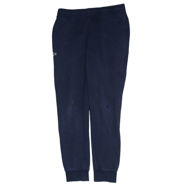 Lacoste 90's Vintage Navy Blue Joggers Elasticated Waistband XSmall