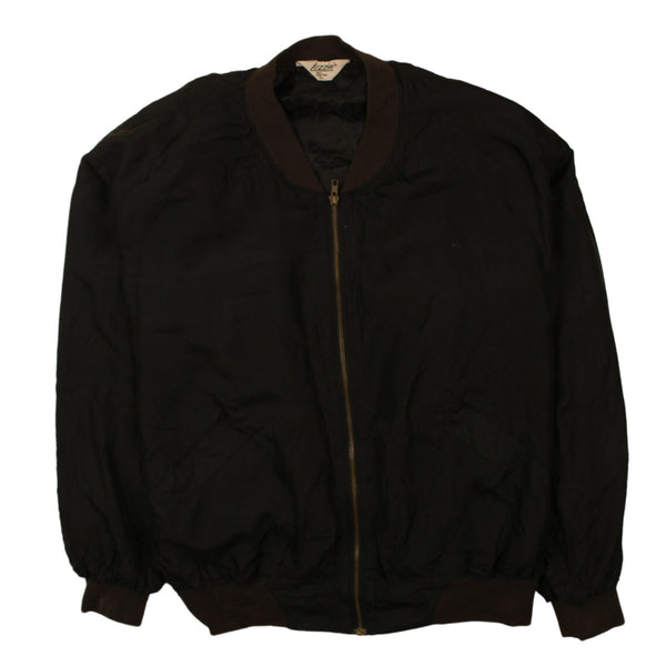 Vintage 90's Black Full Zip Lightweight Windbreaker Men's XL Active