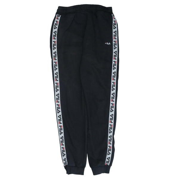Fila Vintage 90's Black Tracksuit Joggers Sweatpants Men's 28