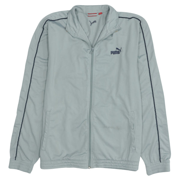 Puma 90's Grey XXL Lightweight Zip-Up Sweatshirt