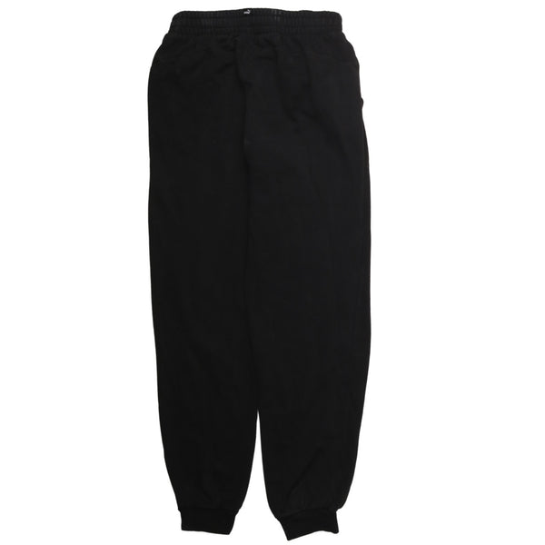 Puma Vintage 90's XL Black Joggers Sweatpants Elastic Waist Drawstrings