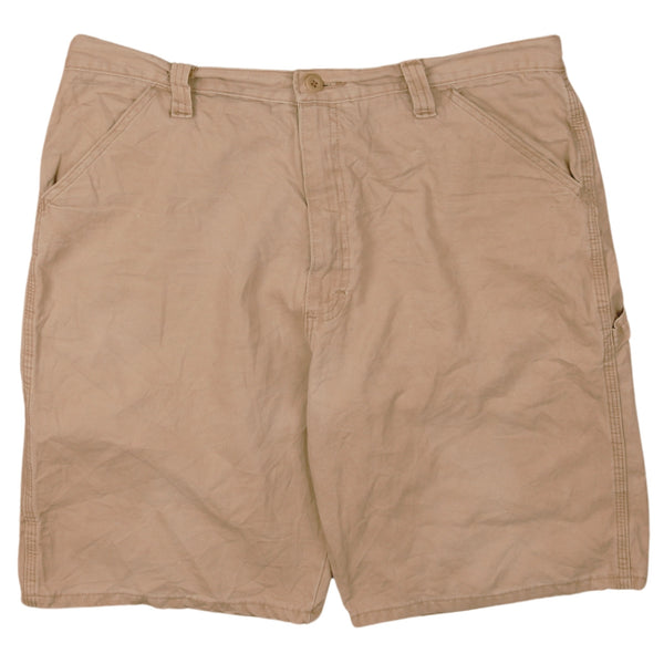 Wrangler Men's 90s Vintage Baggy Chino Shorts Tan Brown Size 46