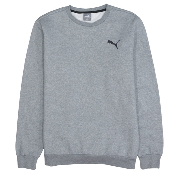 Puma 90's Lightweight Crew Neck Sweatshirt Large Grey