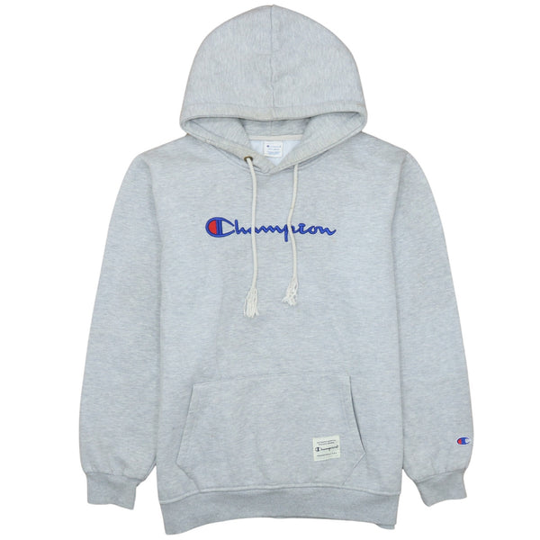 Champion 90s Grey Spellout Pullover Hoodie 2XL XXLarge Vintage