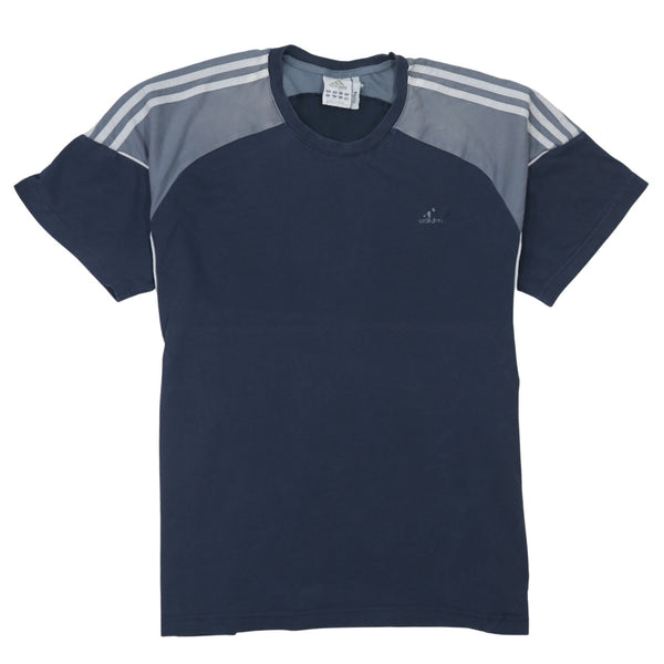 Adidas 90's Short Sleeves Crew Neck T Shirt XXLarge (2XL) Navy Blue