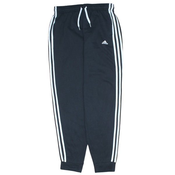 Adidas 90's XLarge Black Joggers Sweatpants with Elastic Waistband & Drawstrings
