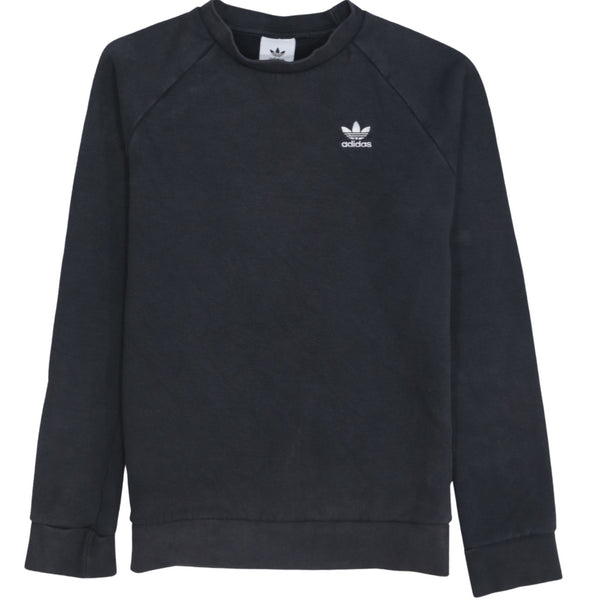 Adidas 90's Lightweight Crew Neck Sweatshirt XSmall  Black