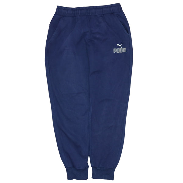 Puma Vintage 90's Navy Blue Joggers Sweatpants Men's Medium Cotton