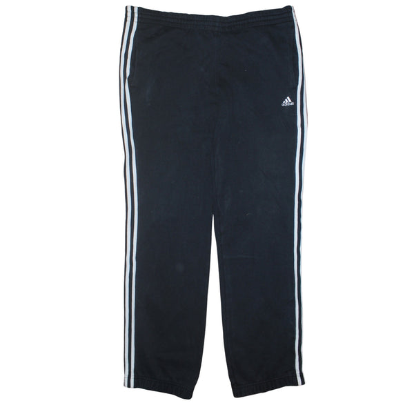 Adidas 90's 3 Stripes Casual Trousers / Pants Large Black