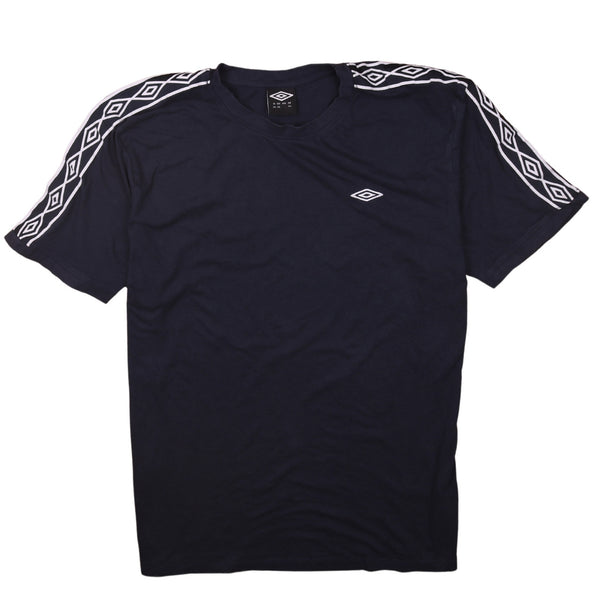 Umbro 90's Short Sleeves Crew Neck T Shirt XXXLarge (3XL) Navy Blue