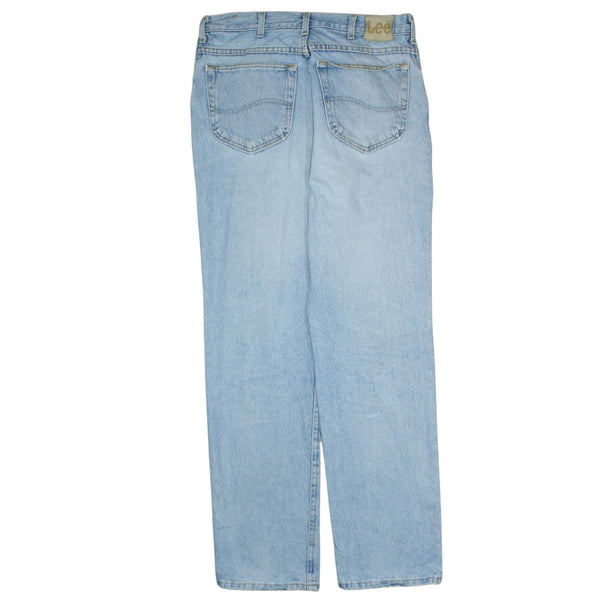 Lee 90's Lightwash Straight Leg Baggy Jeans / Pants 36 Blue