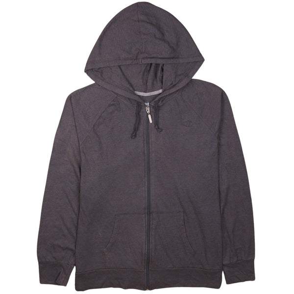 Champion 90s Women's XLarge Green Full Zip Hoodie Vintage Style