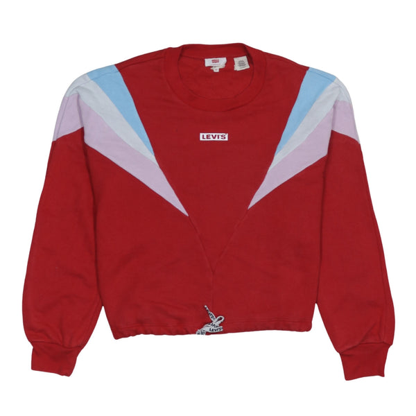 Levi's 90's Lightweight Crew Neck Sweatshirt XSmall Red