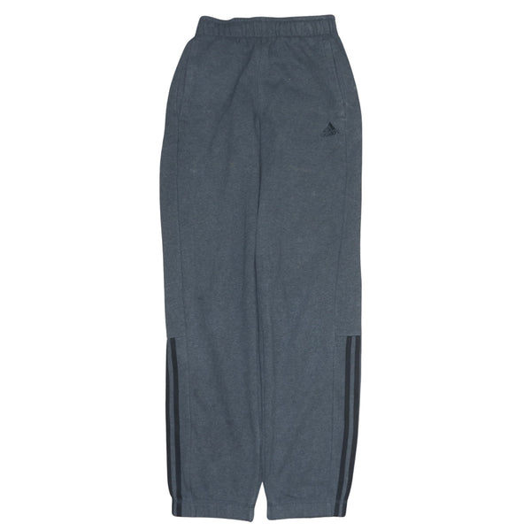 Adidas 90's Grey Tracksuit Joggers with Elastic Waistband & Drawstrings, Men's Small