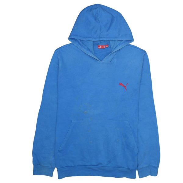 Puma 90's Lightweight Pullover Hoodie XLarge Blue