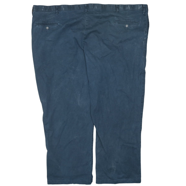 Lee Vintage 90's Straight Leg Baggy Trousers - Men's 42 Navy Blue Pants