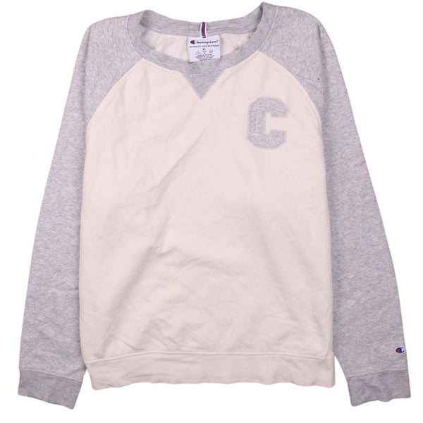 Champion 90's Beige Cream Crew Neck Sweatshirt XL Heavyweight