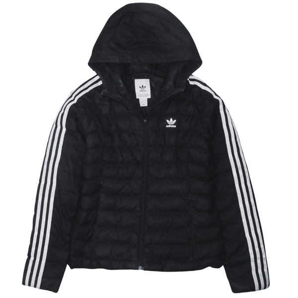 Adidas Vintage 90's Black Lightweight XSmall Puffer Jacket Urban Style