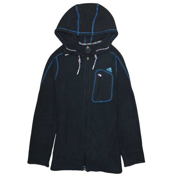 Adidas 90's Hiking Warm Full Zip Up Fleece Jumper Small  Black
