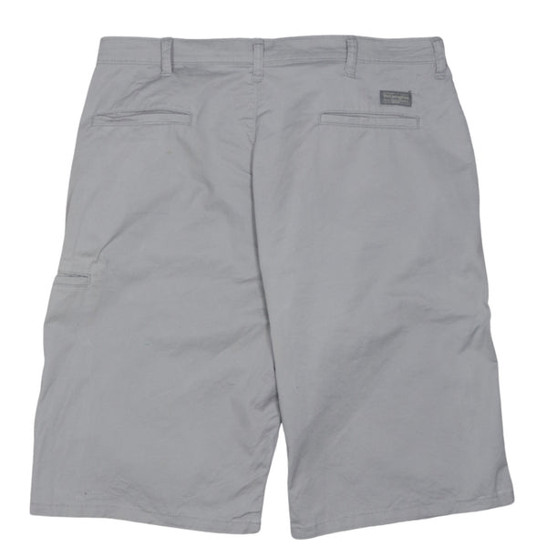 Wrangler 90's Drawstring Pockets Baggy Chino Shorts 38 Grey