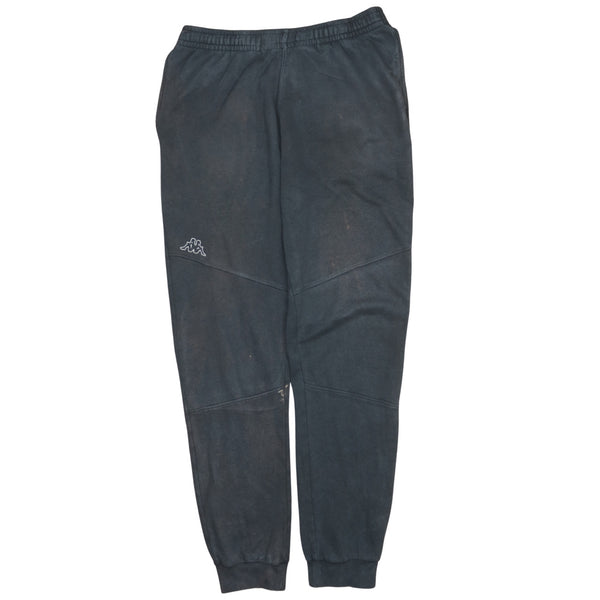 Kappa 90's Casual Joggers / Sweatpants Large Black