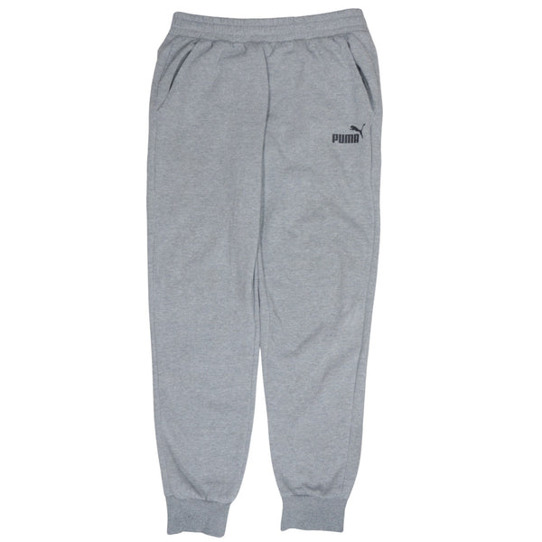 Puma 90's Rib Cuff Casual Joggers / Sweatpants Medium Grey