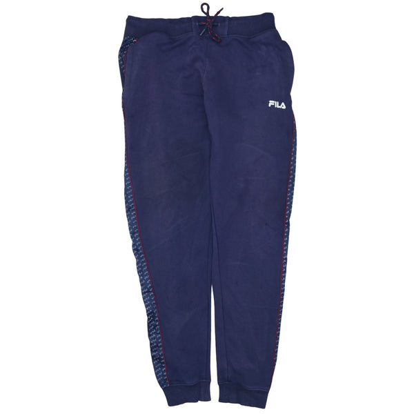 Fila 90's Vintage Men's Joggers Navy Blue Sweatpants Large