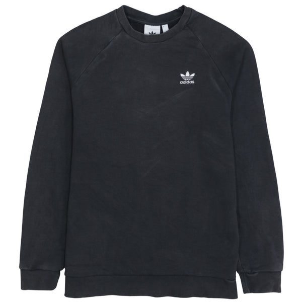 Adidas 90's Lightweight Crew Neck Sweatshirt Small Black