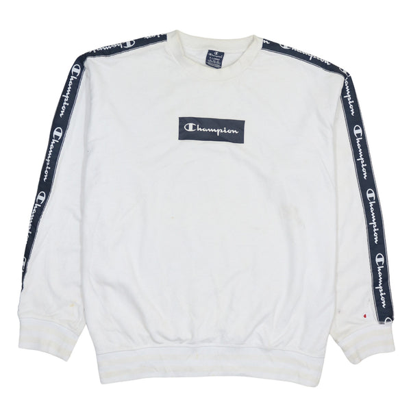 Champion 90's Lightweight Crew Neck Sweatshirt XLarge White
