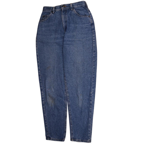 Lee Women's 90's Casual Blue Trousers 28 | Vintage Style Pants