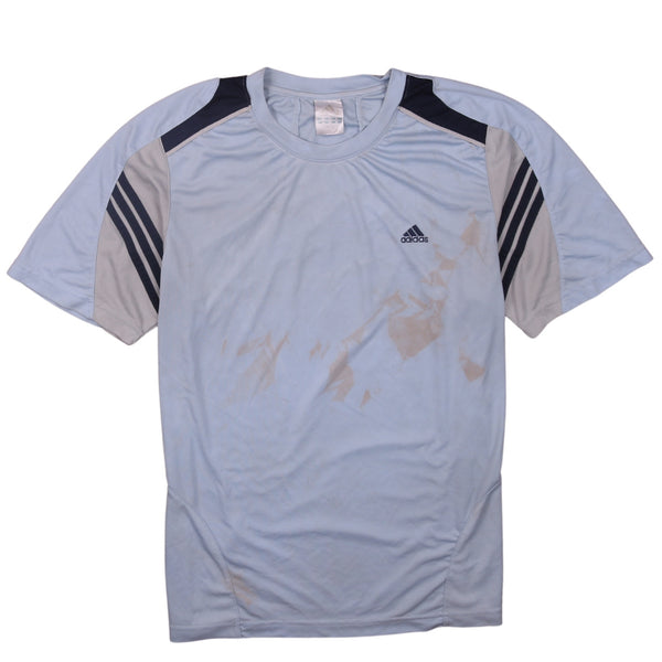 Adidas Vintage 90s Blue Crew Neck T-Shirt Men's XL Short Sleeve