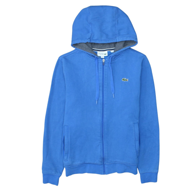 Lacoste 90's Sportswear Full Zip Up Hoodie Small Blue
