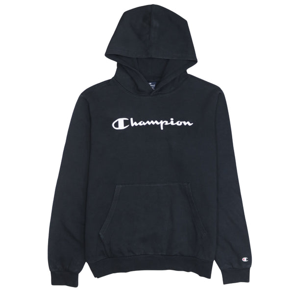 Champion 90's Spellout Pullover Hoodie XXLarge (2XL) Black