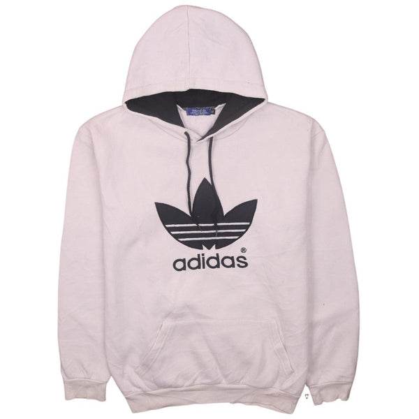 Adidas 90's White Spellout Men's XLarge Pullover Hoodie Vintage