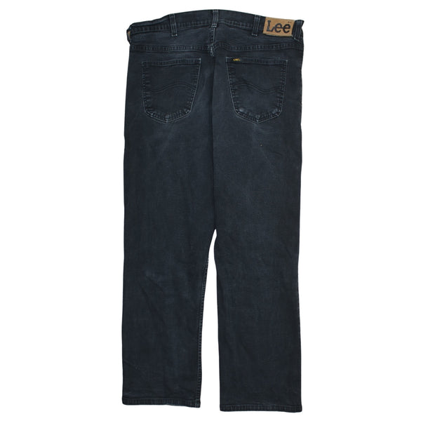 Lee 90's Lightwash Straight Leg Baggy Jeans / Pants 38 Black
