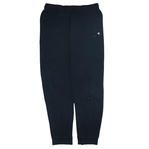 Champion Men's 90s Black Casual Joggers Medium Sweatpants Retro Vibe