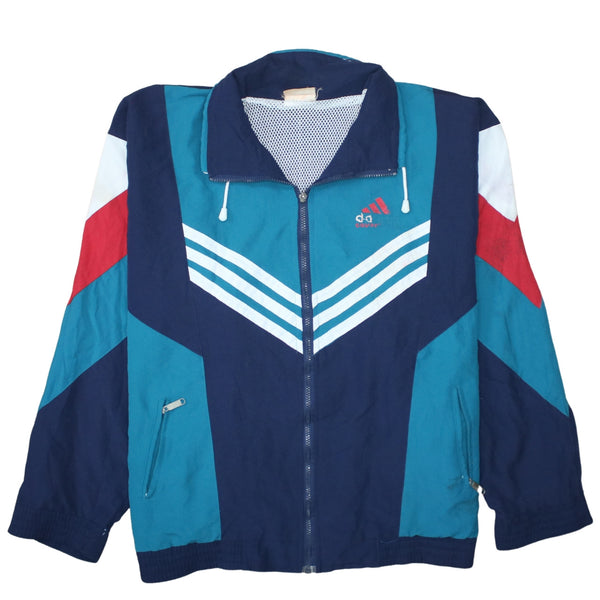 Adidas 90's Lightweight Full Zip Up Windbreaker XLarge Green